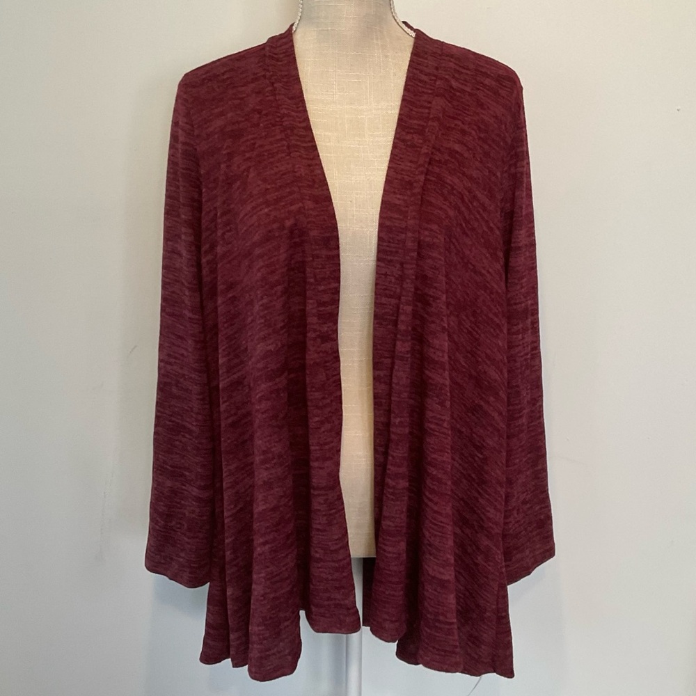 Nina Leonard Open Front Cardigan Sweater - NWT
